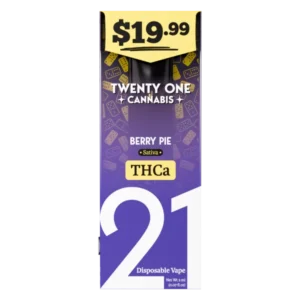 THCa 2ml Disposable Vape – Berry Pie (Sativa)